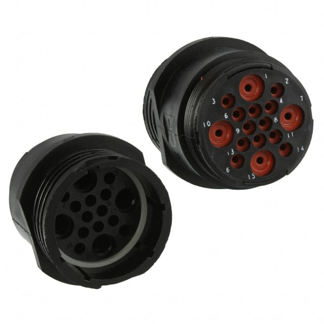 796207-1 CONN RCPT HSG MALE 16POS INLINE