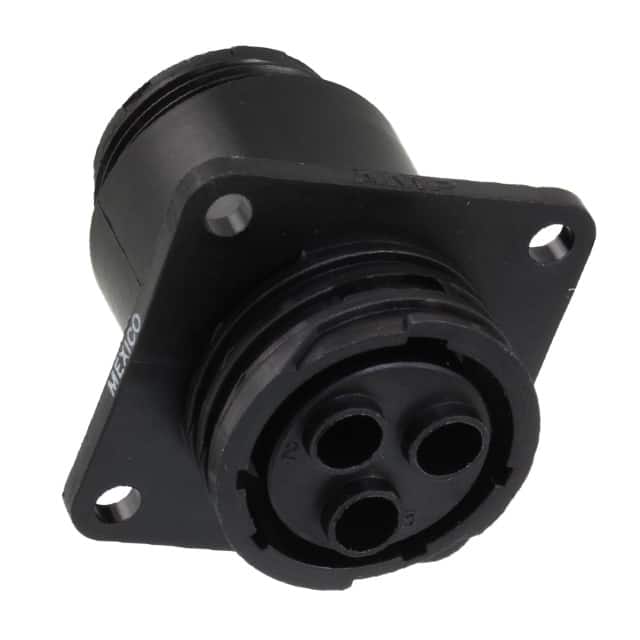 788189-2 CONN RCPT HSNG FMALE 3POS PNL MT