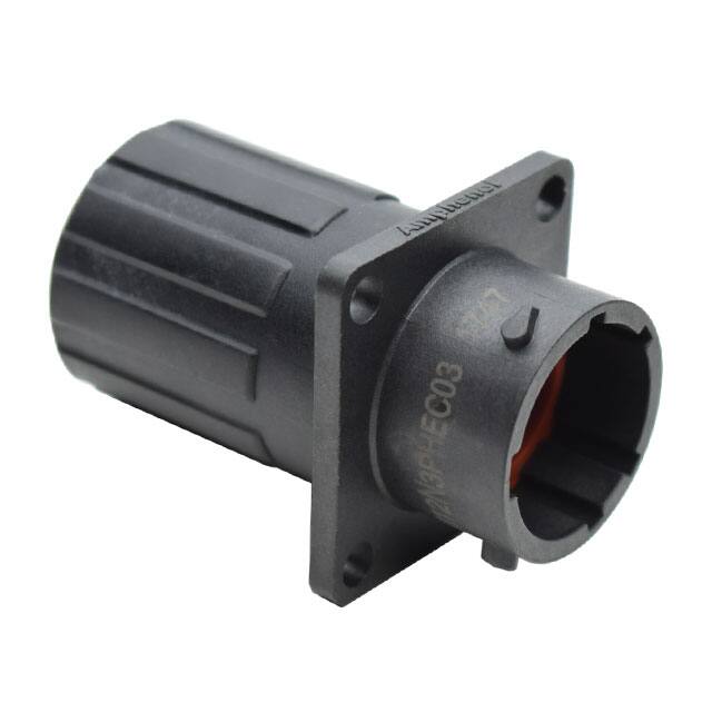 RTS012N3PHEC03 CONN RCPT HSNG MALE 3POS PNL MNT
