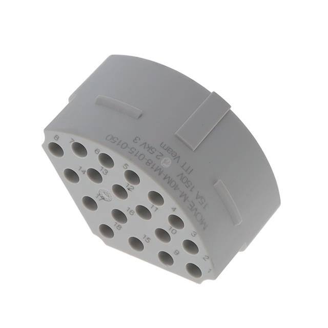 MOVE-M-40M-M18-015-0150 MODULE 18-POLE MALE