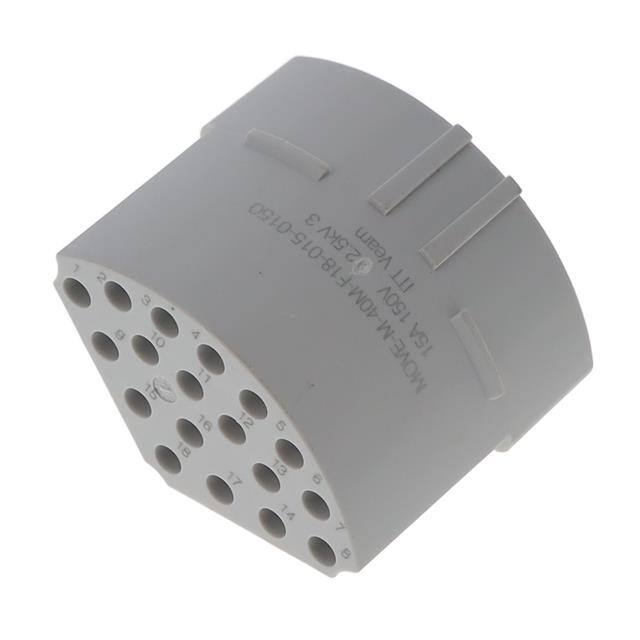 MOVE-M-40M-F18-015-0150 MODULE 18-POLE FEMALE