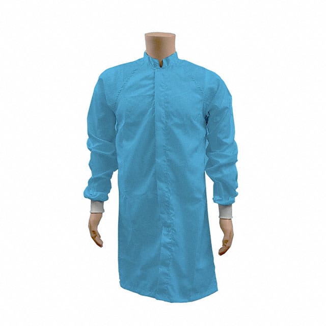 JLM6202LB ESD CLEANROOM FROCK LIGHT BLUE S