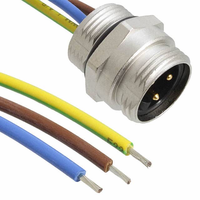 1521410 CBL 3POS MALE TO WIRE 1.64'