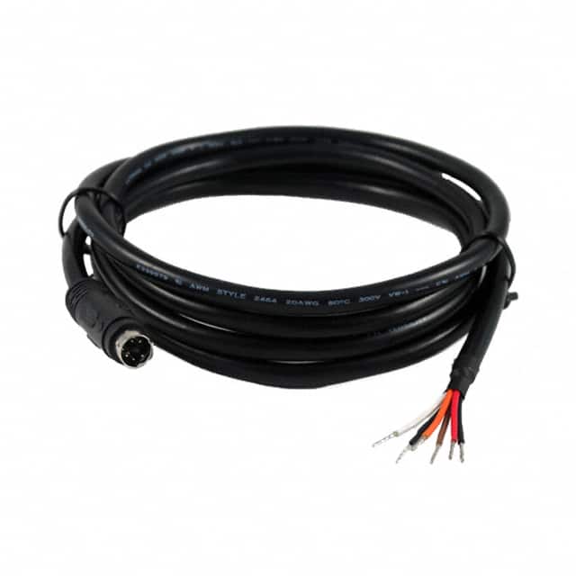 10-00421 CBL 5POS MALE TO WIRE 6'