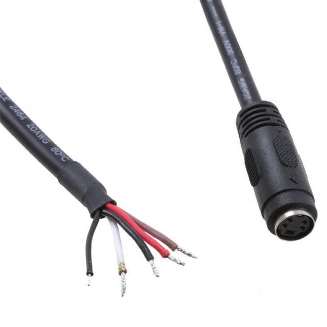 10-00427 CBL 4POS FMALE TO WIRE 6'