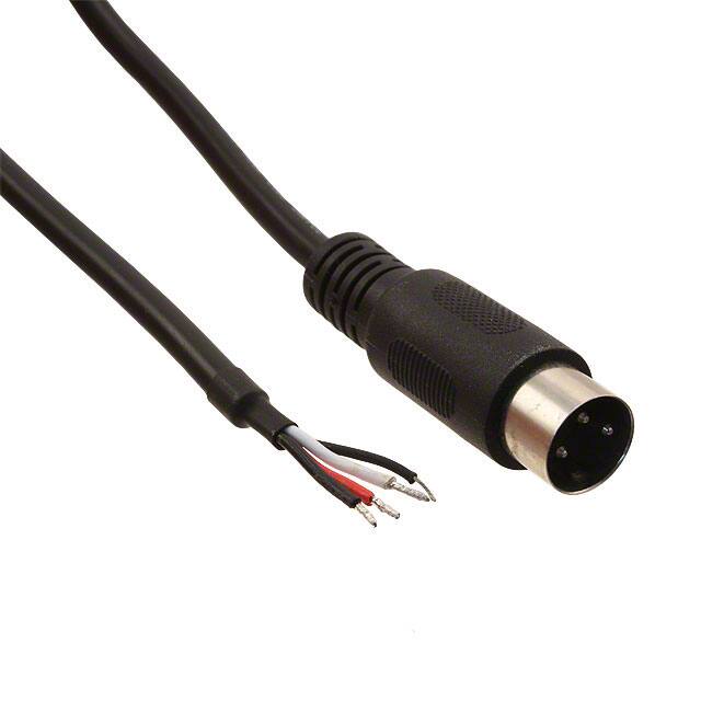 10-00433 CBL 3POS MALE TO WIRE 6'