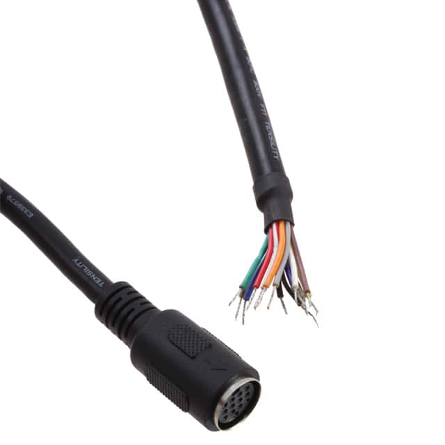 10-00446 CBL 13POS FMALE TO WIRE 6'