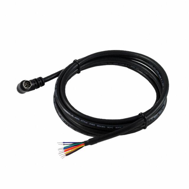 10-00544 CBL 8POS MALE TO WIRE 6'