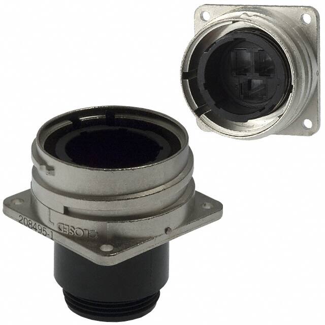 208495-1 CONN RCPT HSNG MALE 3POS PNL MT
