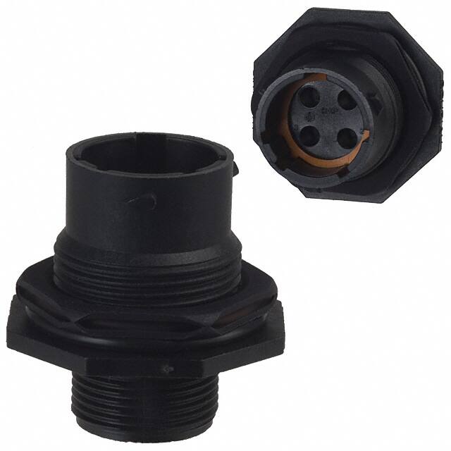 UTS7124P CONN RCPT HSG MALE 4POS PNL MNT