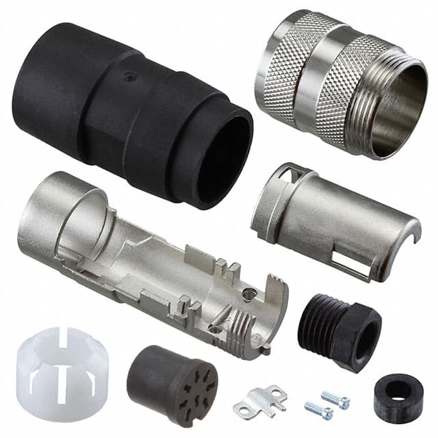 T3504552U CONN PLUG HSNG MALE 8POS INLINE