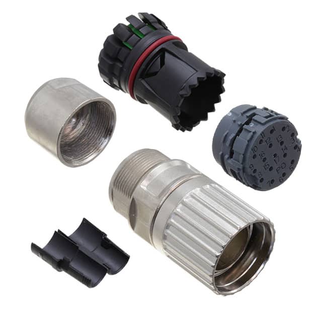 1629200 CONN PLG HSG MALE 17POS INLINE