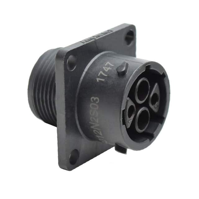 RTS012N2S03 CONN RCPT HSG FMALE 4POS PNL MNT