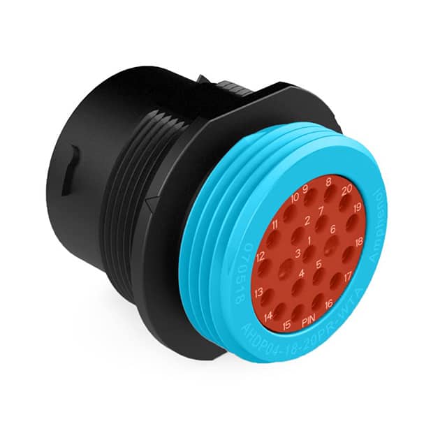 AHDP06-18-20PR-WTA CONN PLG HSG MALE 20POS INLINE