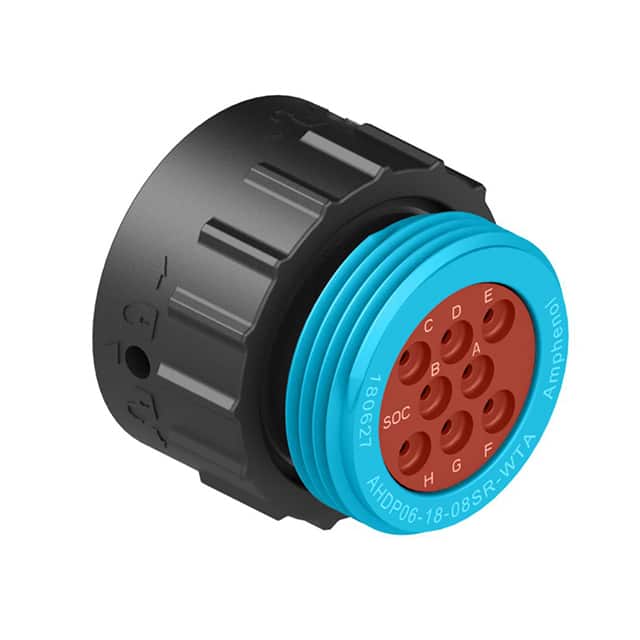 AHDP06-18-08SR-WTA CONN PLG HSG FMALE 8POS INLINE
