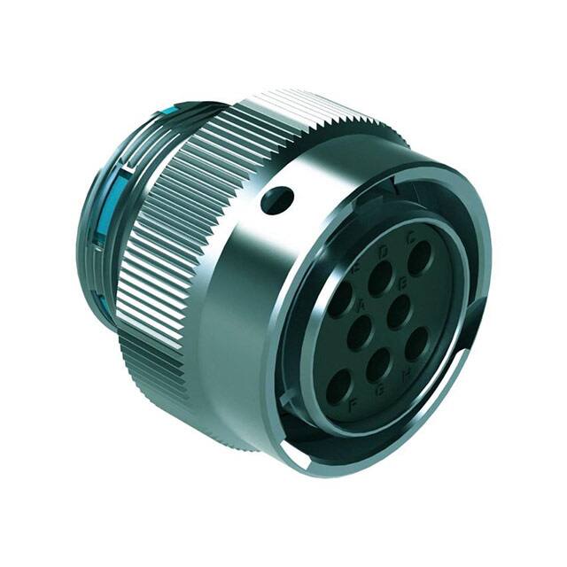 AHDM06-18-08SR CONN PLUG HSNG FMALE 8POS INLINE
