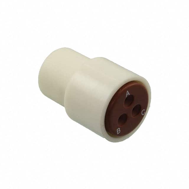 SJS816210 CONN RCPT HSNG MALE 3POS INLINE