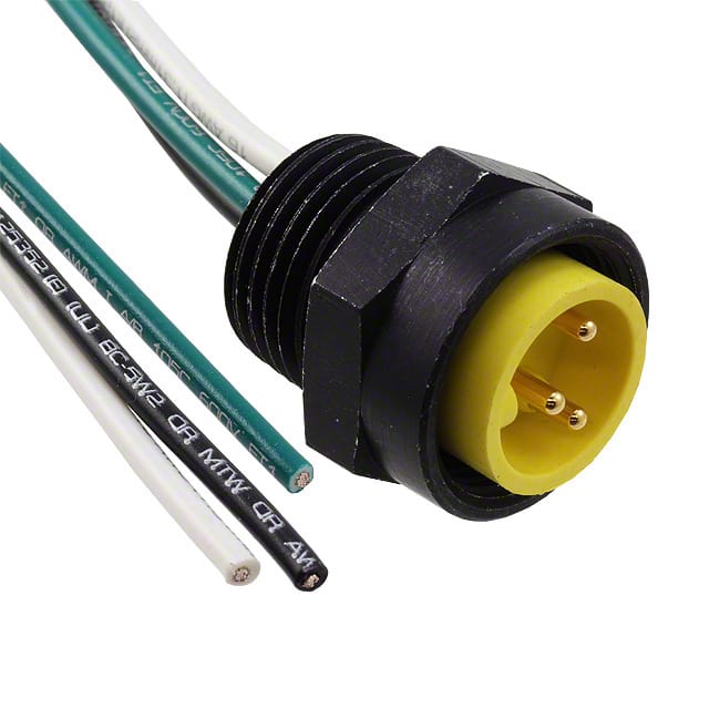 173PN12 CBL 3POS MALE TO WIRE 1'
