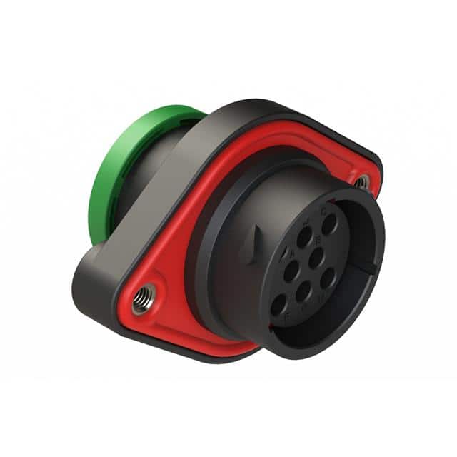 AHDP02-18-08SN-BRA 8 POSITION PANEL MOUNT RECEPTACL