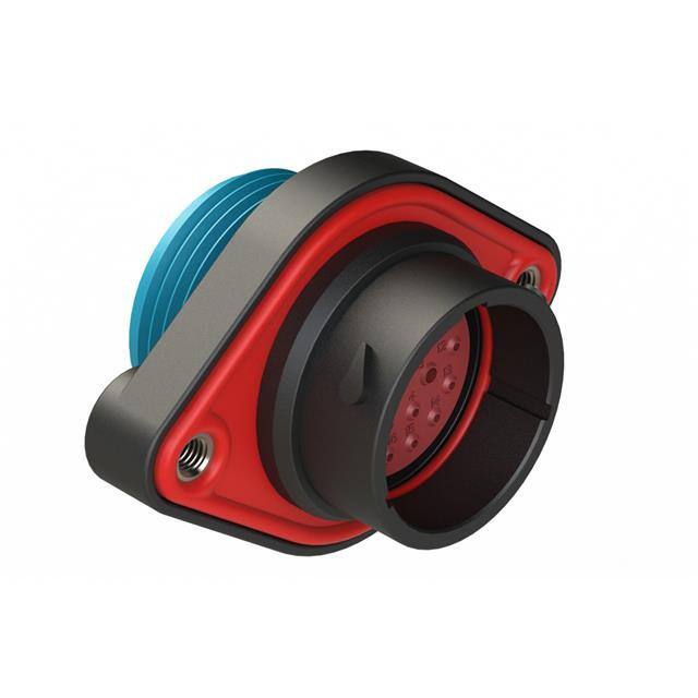 AHDP02-18-20PR-WTA 20 POSITION PANEL MOUNT RECEPTAC