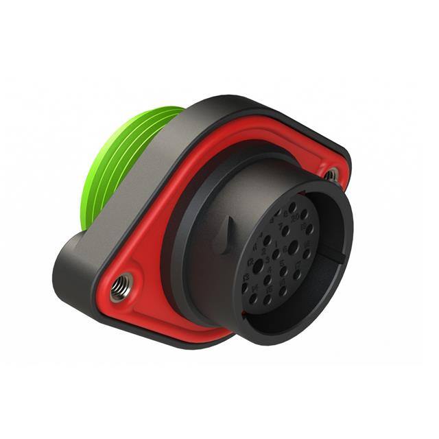 AHDP02-18-20SN-WTA 20 POSITION PANEL MOUNT RECEPTAC
