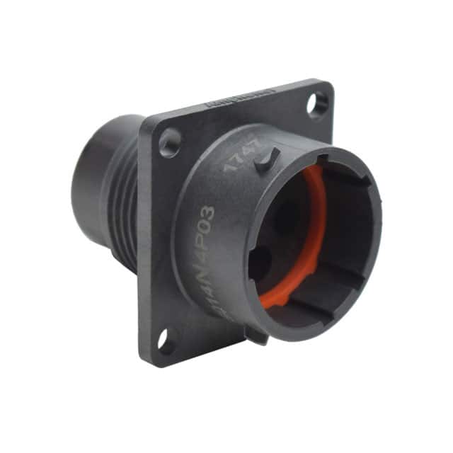 RTS014N4P03 CONN RCPT HSNG MALE 4POS PNL MNT