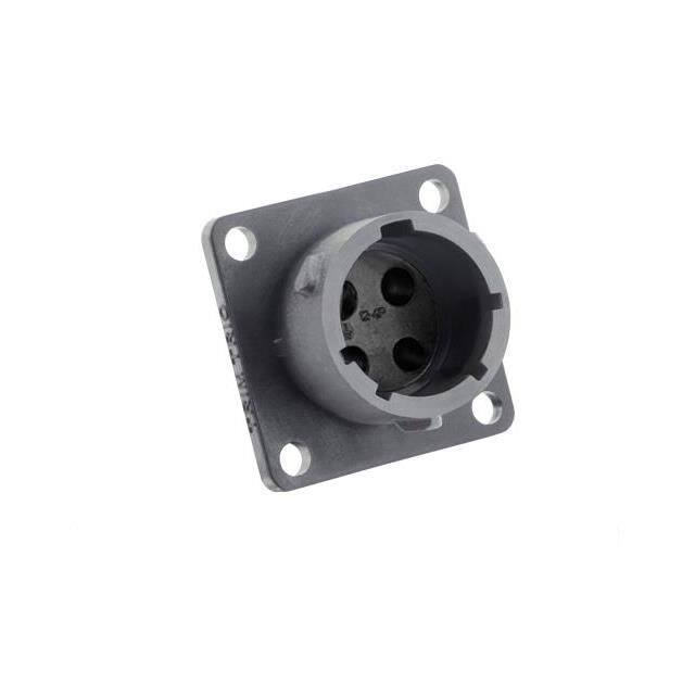 UTSX0124P SQUARE FLANGE RECEPTACLE, WITHOU