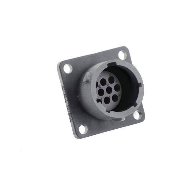 UTSX01210PW SQUARE FLANGE RECEPTACLE, WITHOU