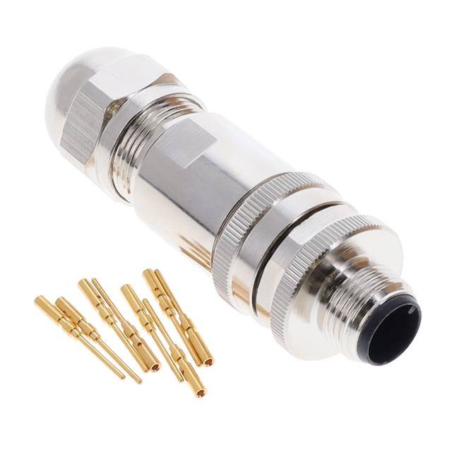 2351415-1 M12 MALE,A8 CODE,STR CONNECTOR,