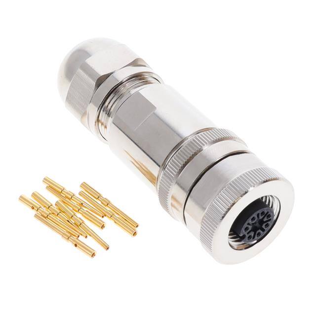 2358992-2 M12 FEMALE, A8,STR CONNECTOR, PG