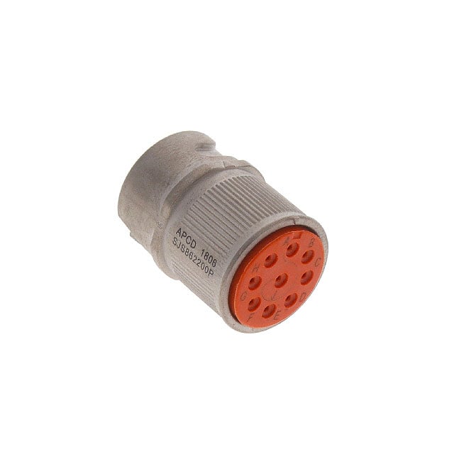 SJS862200P CONN RCPT HSG MALE 9POS INLINE