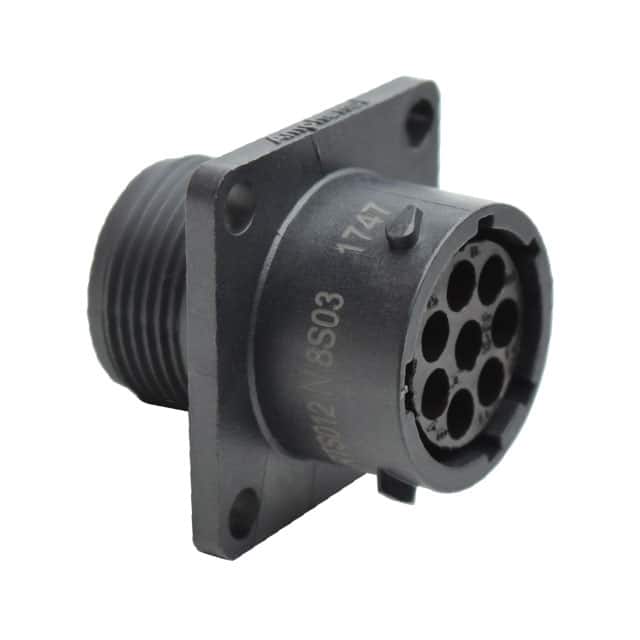 RTS012N8S03 CONN RCPT HSNG FMALE 8POS PNL MT