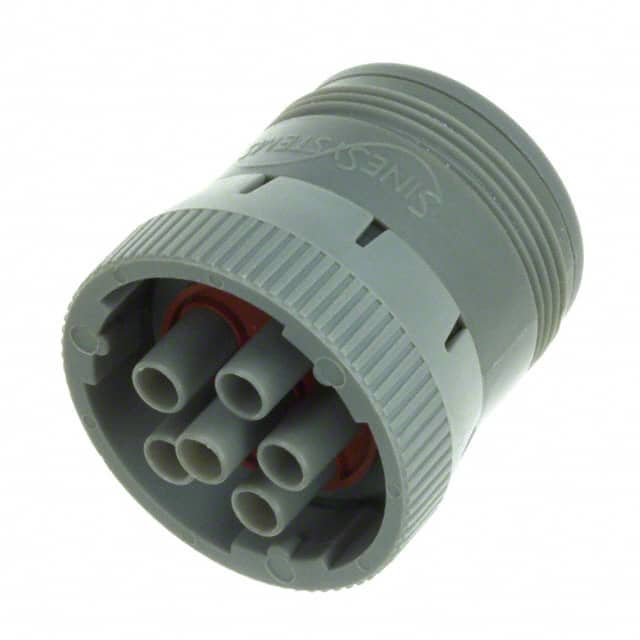 AHD16-6-12SB010 CONN PLUG HSG FMALE 6POS INLINE