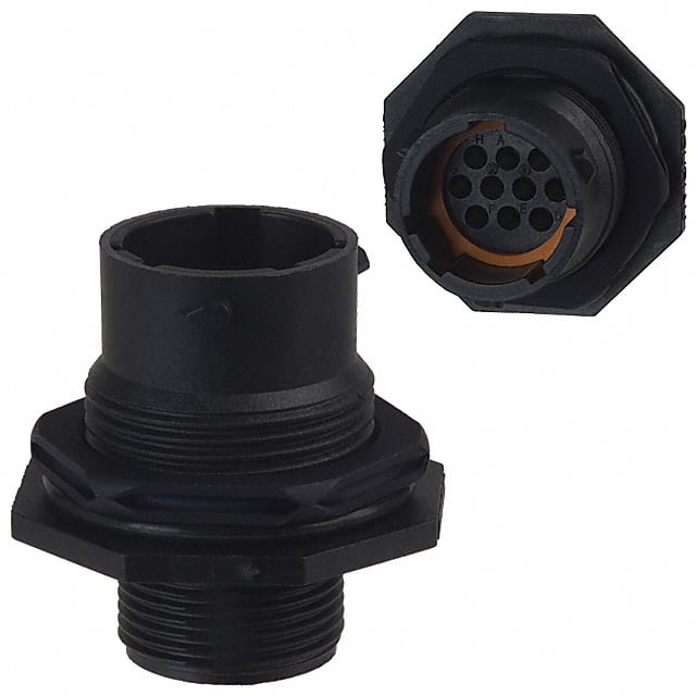 UTS71210P CONN RCPT HSNG MALE 10POS PNL MT