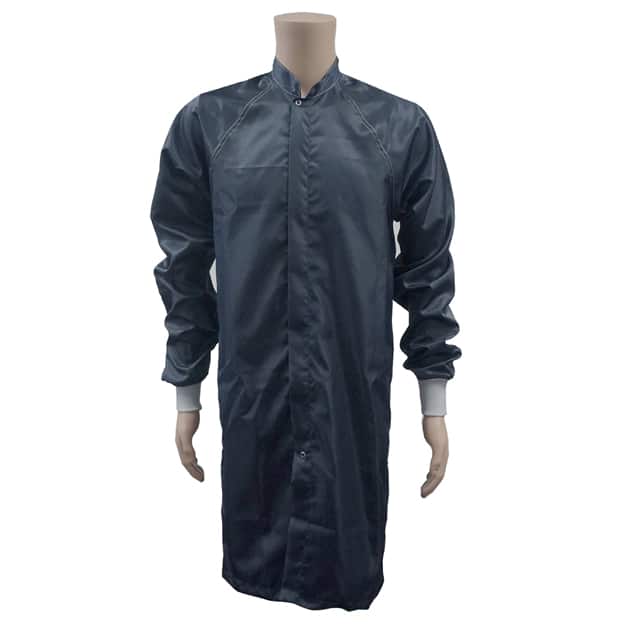 JLM6208NB ESD CLEANROOM FROCK, NAVY, 4XL