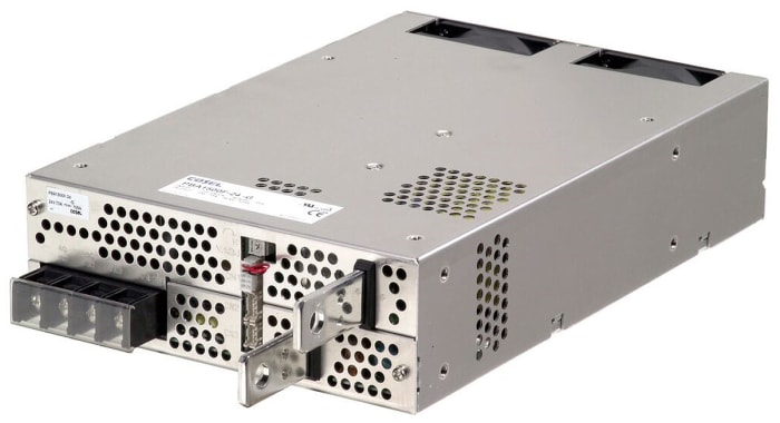 PBA1500T-24-C The Cosel PBA1500T-24-C is an enclosed AC/DC power supply with a 24V output and 70A current rating, delivering 1.5kW of power. It features universal input and high efficiency.