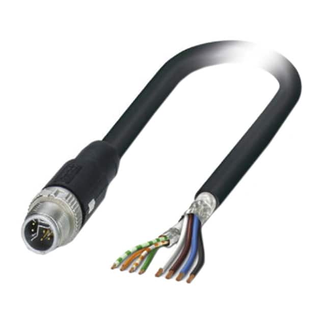 1407489 CBL 8POS MALE TO WIRE 16.4'