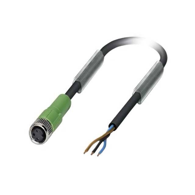 1671768 CBL 3POS FMALE TO WIRE 16.4'