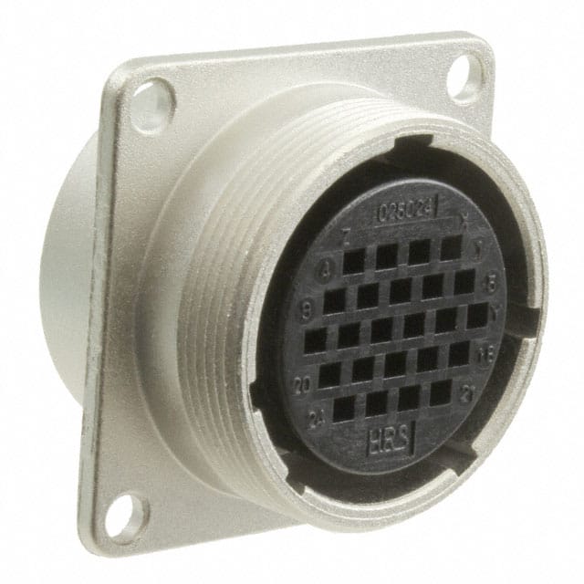 JR25RK-24SC CONN RCPT HSG FMALE 24POS PNL MT