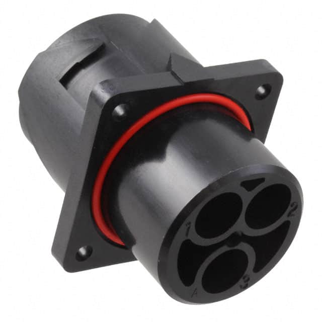 HR41-25WBR-3PC CONN RCPT HSNG MALE 3POS PNL MNT