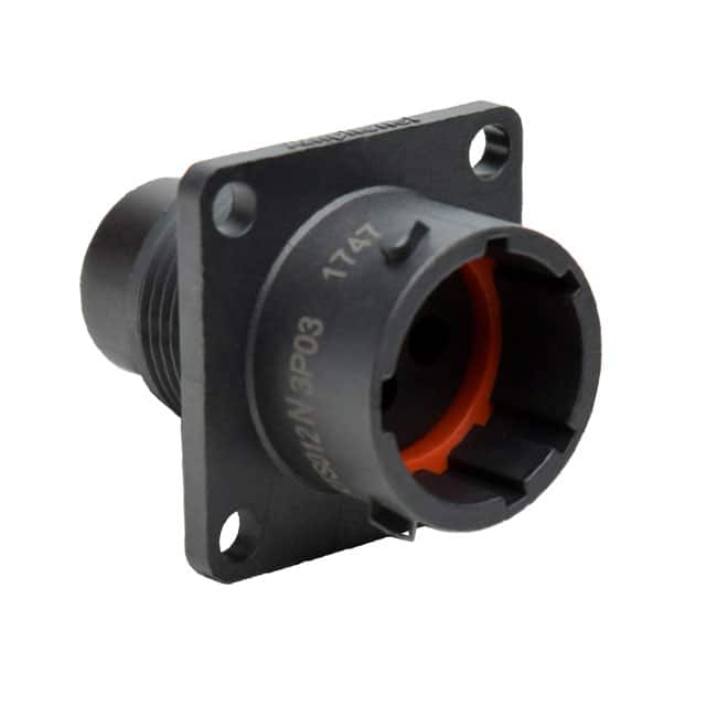 RTS012N3P03 CONN RCPT HSNG MALE 3POS PNL MNT