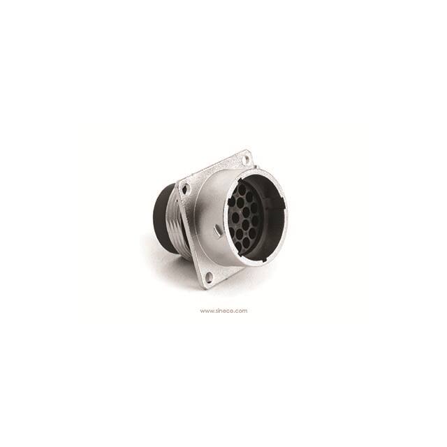 RT001823PNH03 SQUARE FLANGE RECEPTACLE, MALE W