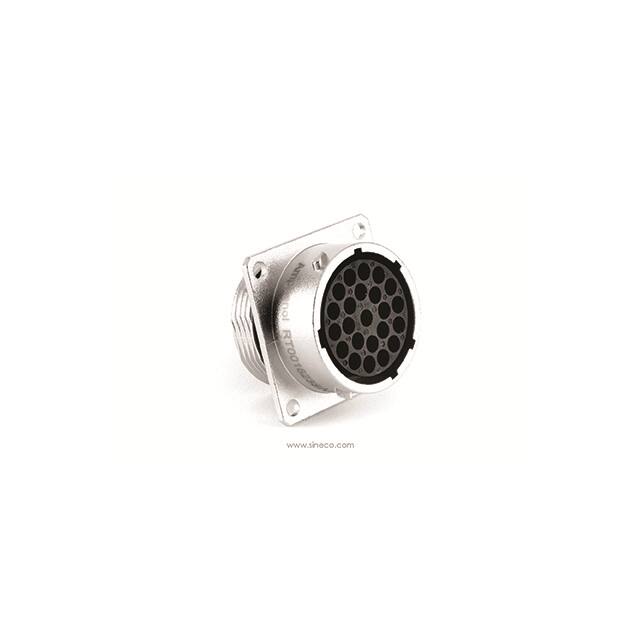 RT001823SNH03 SQUARE FLANGE RECEPTACLE, FEMALE