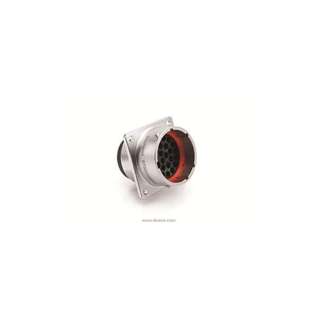 RT002028PNH03 SQUARE FLANGE RECEPTACLE, MALE W