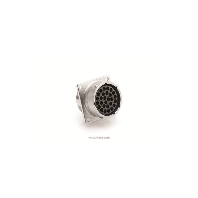 RT002028SNH03 SQUARE FLANGE RECEPTACLE, FEMALE