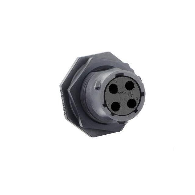UTSX7124S JAM NUT RECEPTACLE, WITHOUT BACK