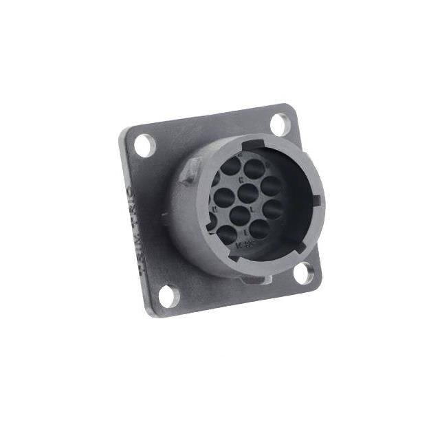 UTSX01492PW SQUARE FLANGE RECEPTACLE, WITHOU