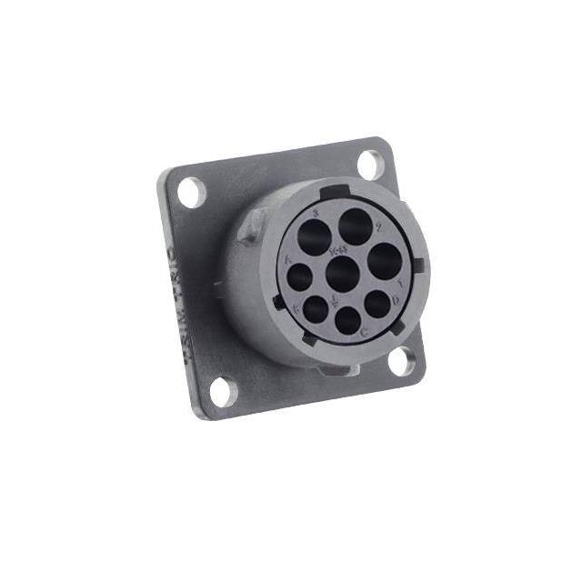 UTSX0148S SQUARE FLANGE RECEPTACLE, WITHOU