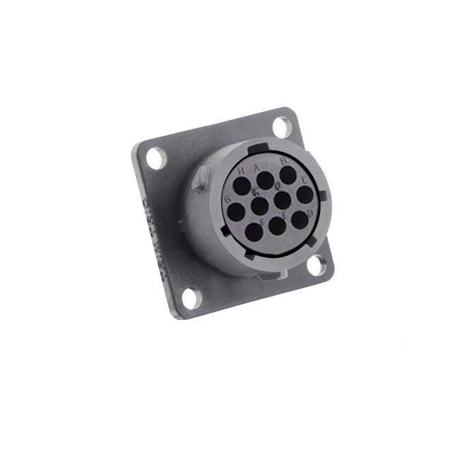 UTSX01210S SQUARE FLANGE RECEPTACLE, WITHOU