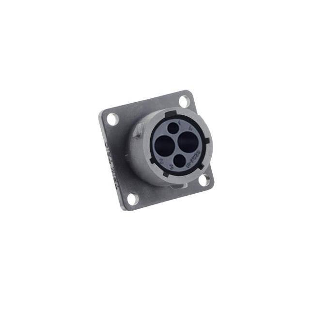 UTSX0102W2S SQUARE FLANGE RECEPTACLE, WITHOU
